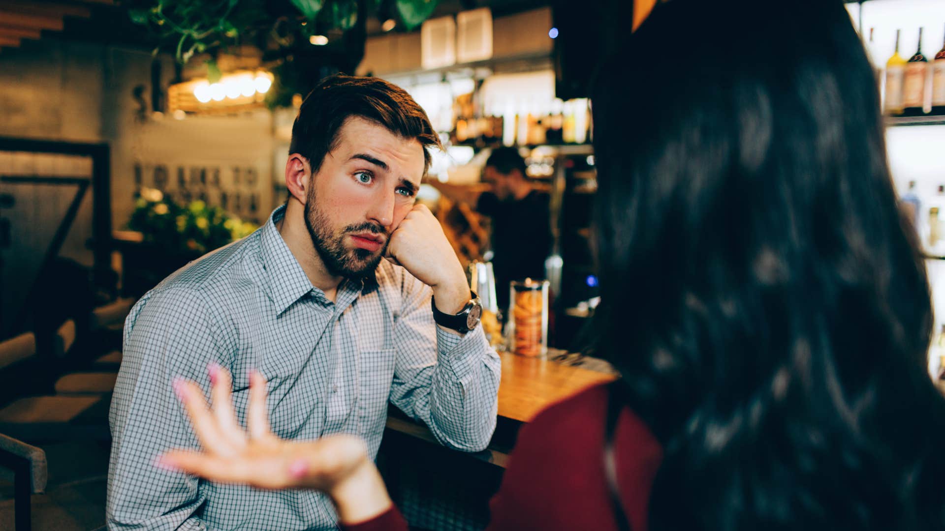 man put off by woman telling her you just have a strong personality