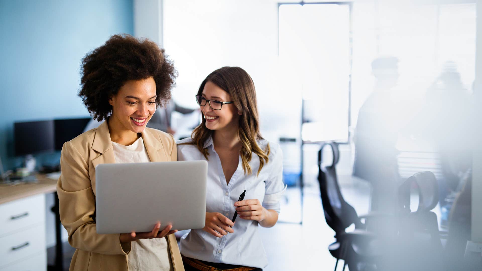 woman networking when she realized working hard isn't enough