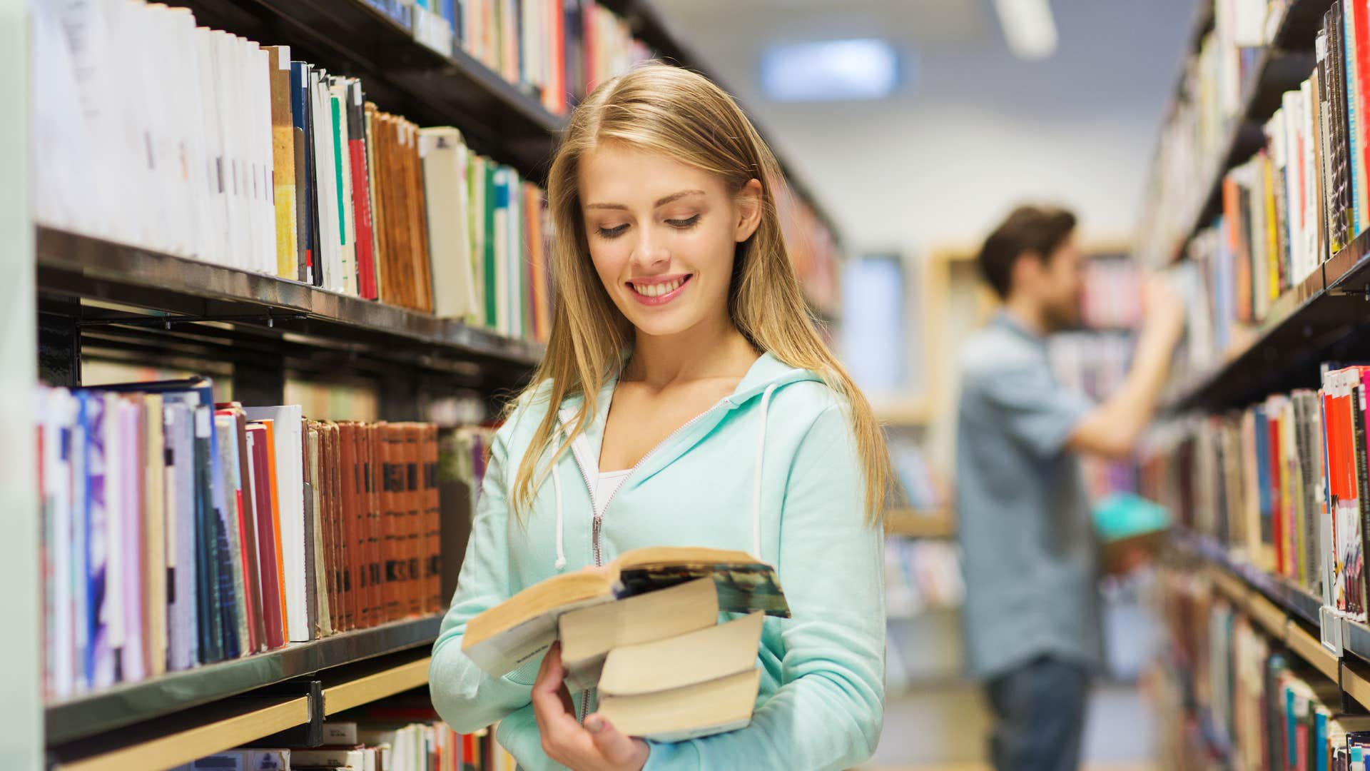 smart woman being conscious before she makes a big decision