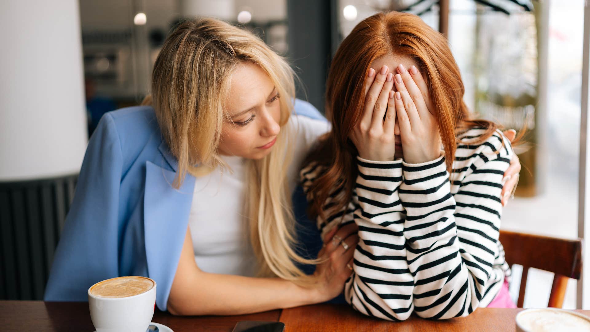 unhappy woman who plays the victim