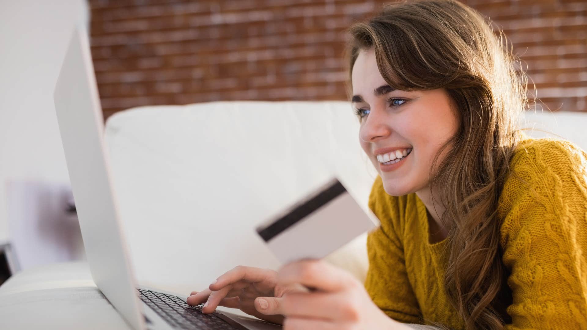 young woman spending money how she wants