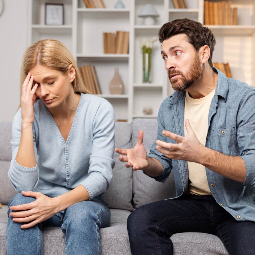 unsuccessful couple who believe they should never go to bed angry