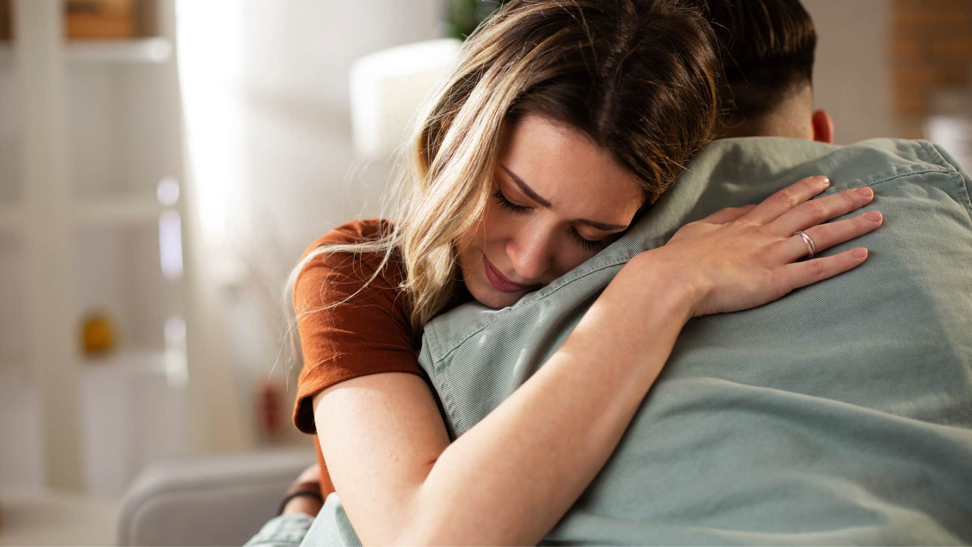 woman who is in the right relationship and feels comfortable being insecure