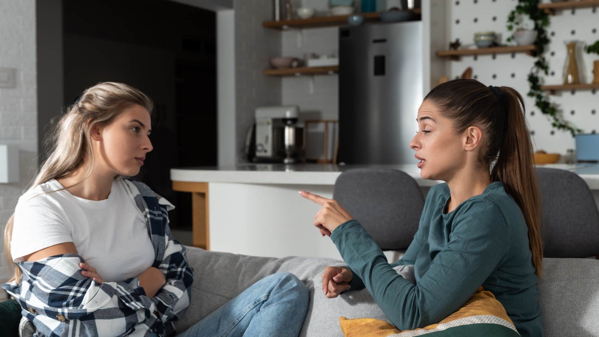 woman who feels comfortable getting mad at others
