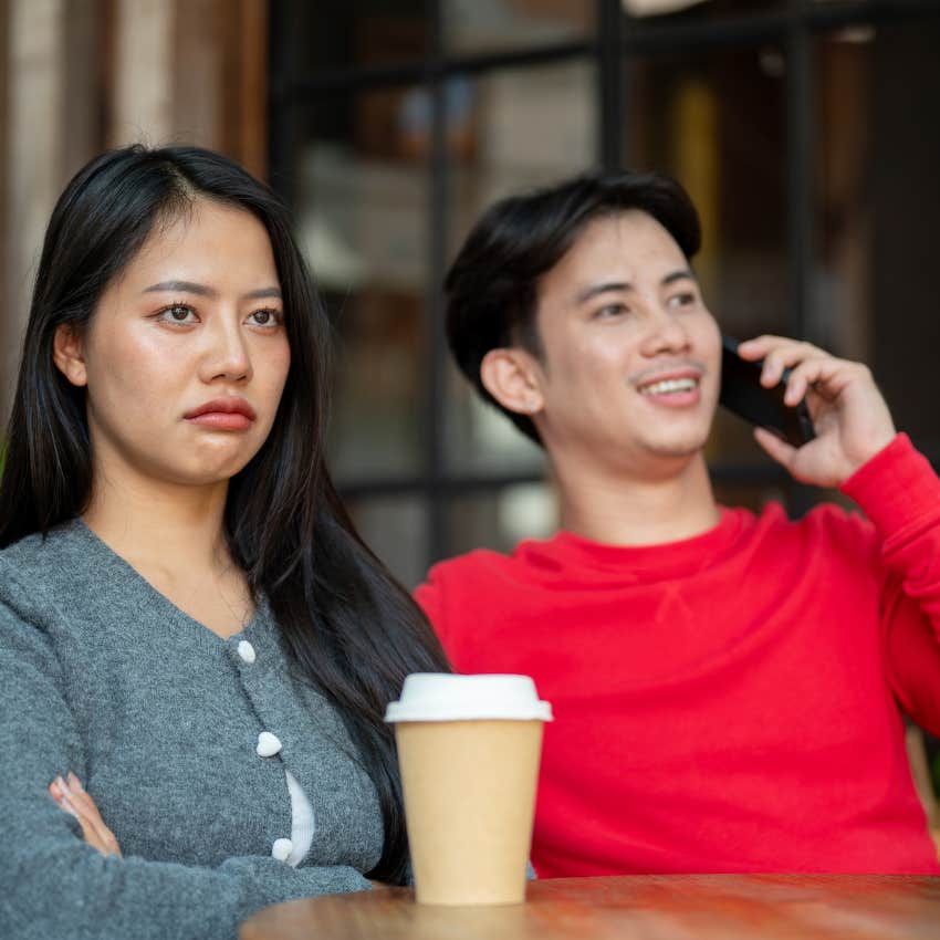 woman showing her true colors by having no opinions