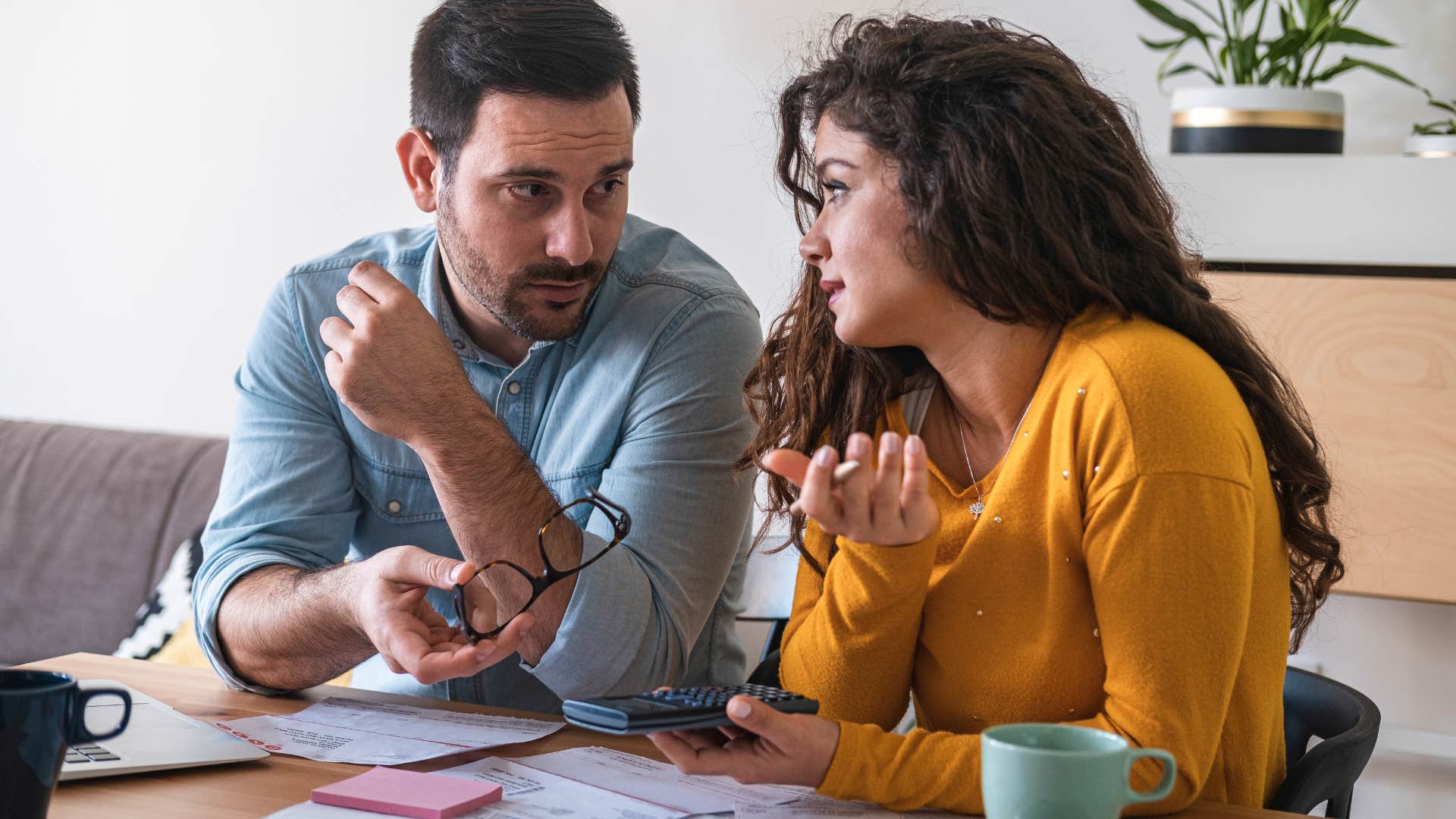 wife and husband having honest conversation