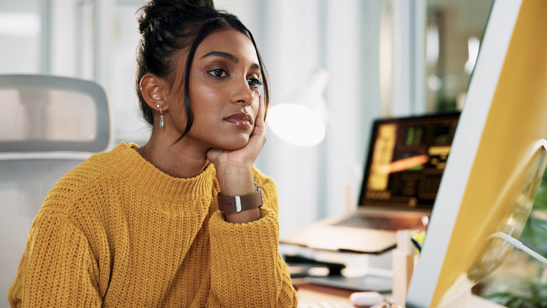 woman stressing after not making plans for the future
