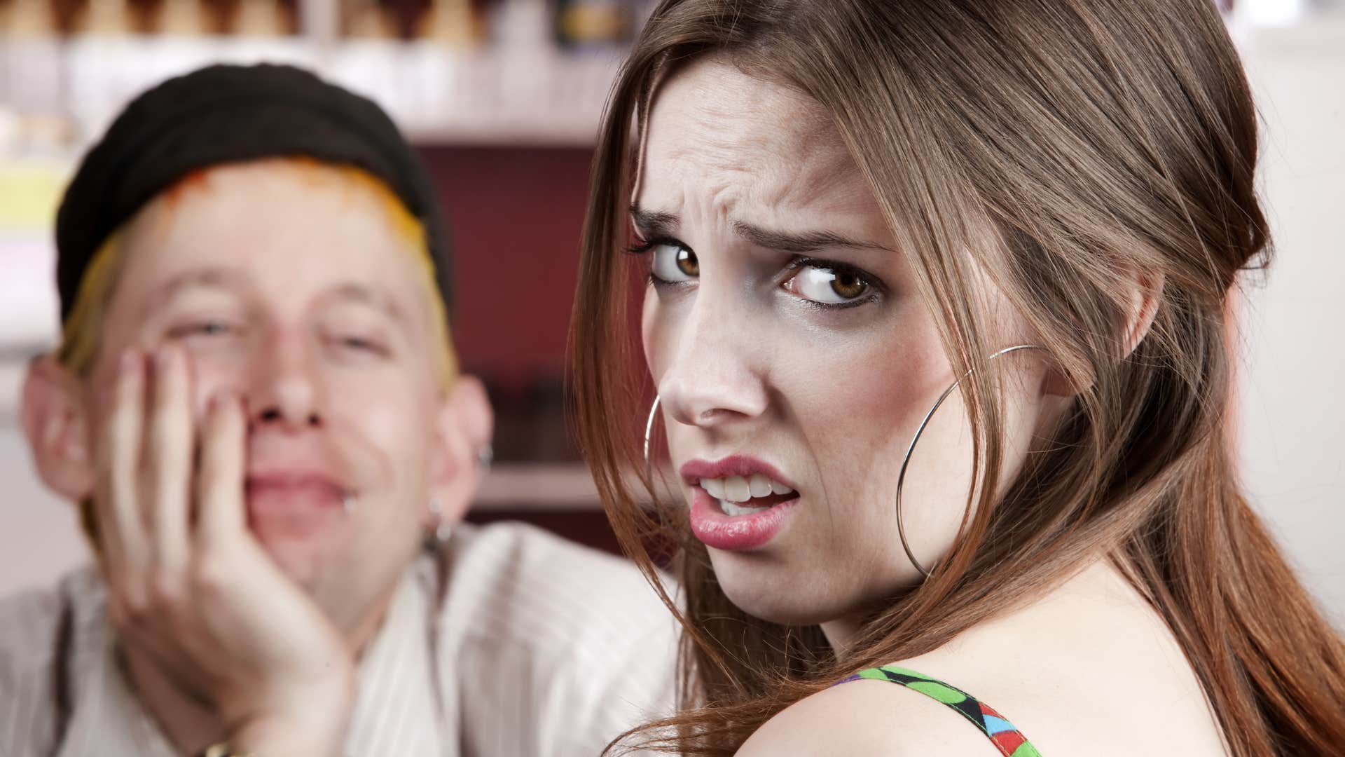 unhappy couple who can't get things right where one of them goes to the extreme to prove love