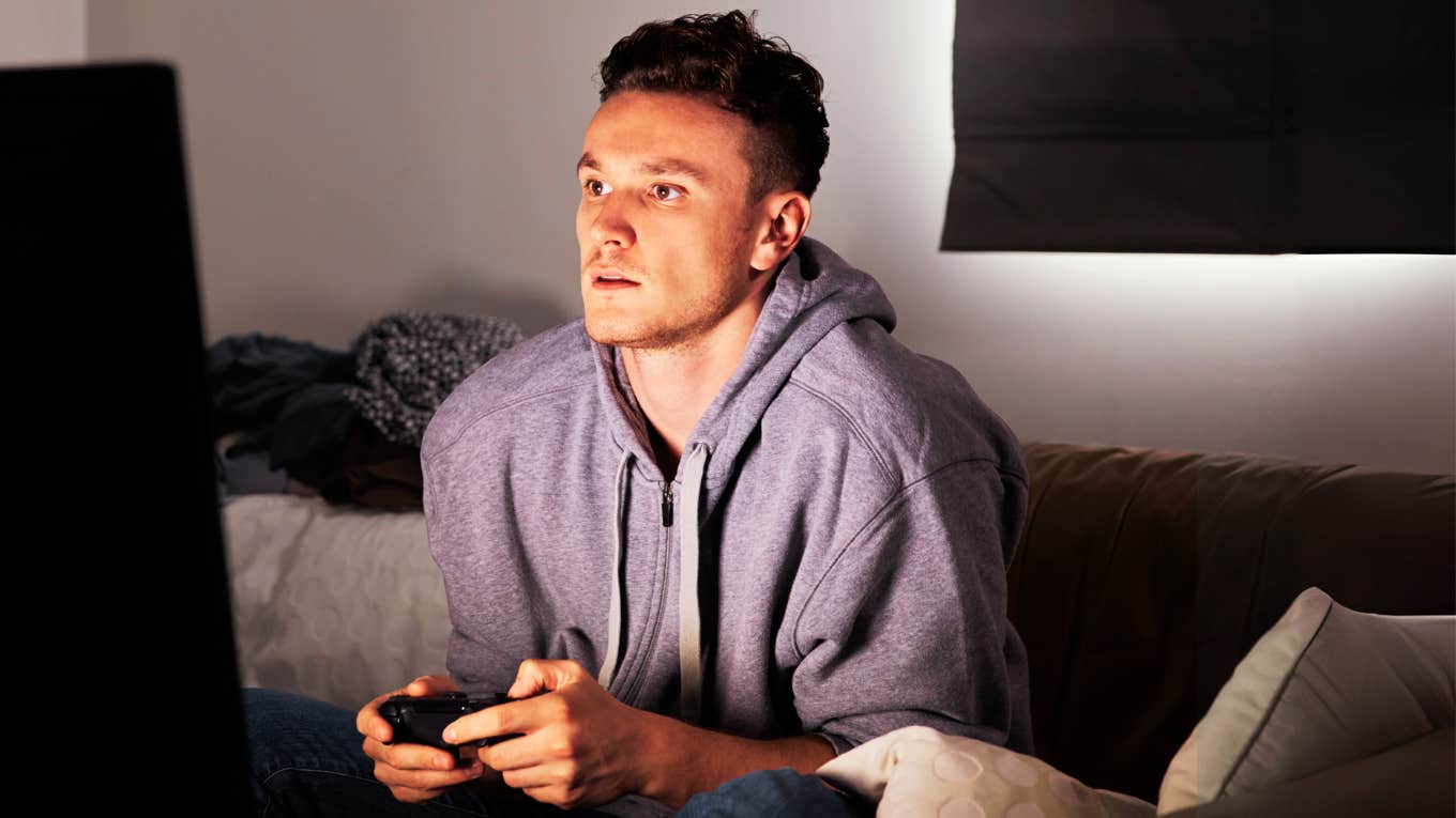 Things Unhealthy People Find Relaxing Unhealthy man relaxing.