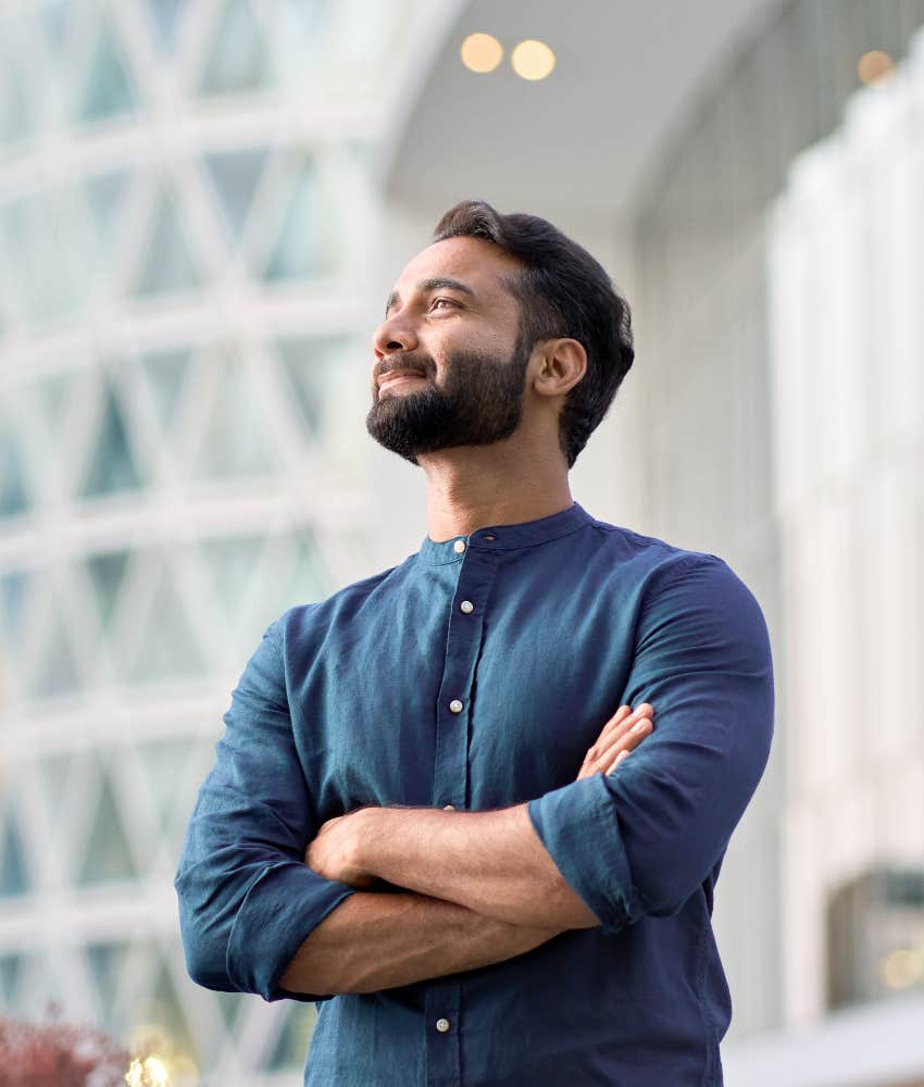 smart man who doesn't wait for the approval of others