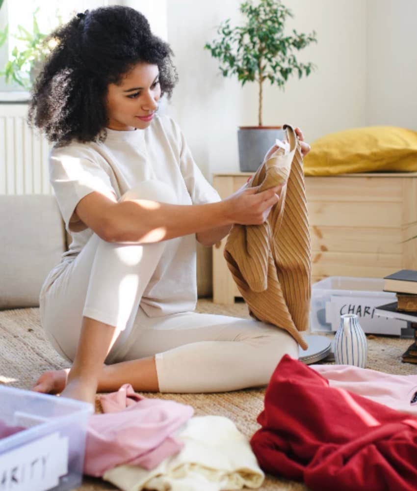 Woman starting small to be more motivated 