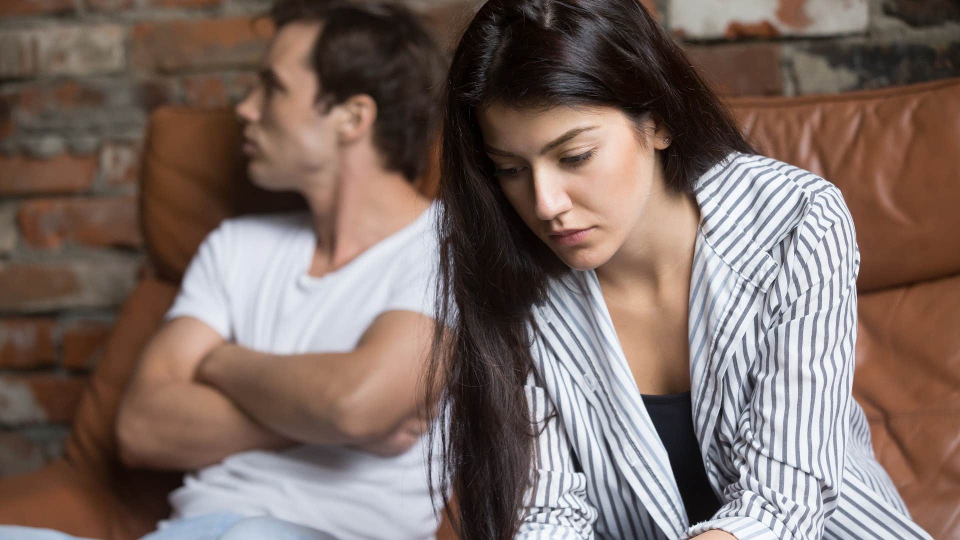 couple where there is no common ground as they're not right for each other