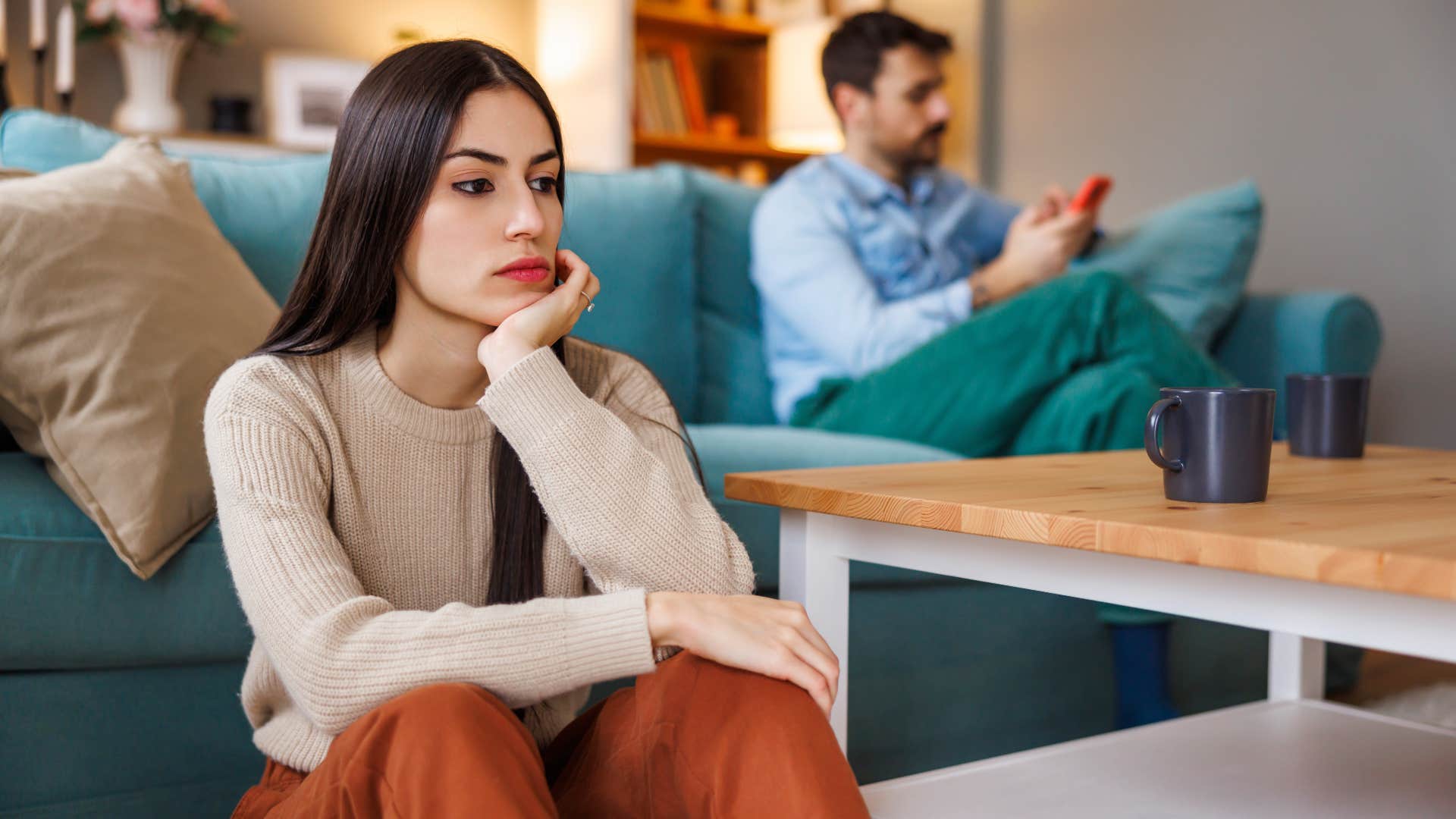 husband completely exhausts his wife by Being emotionally unavailable without even realizing it