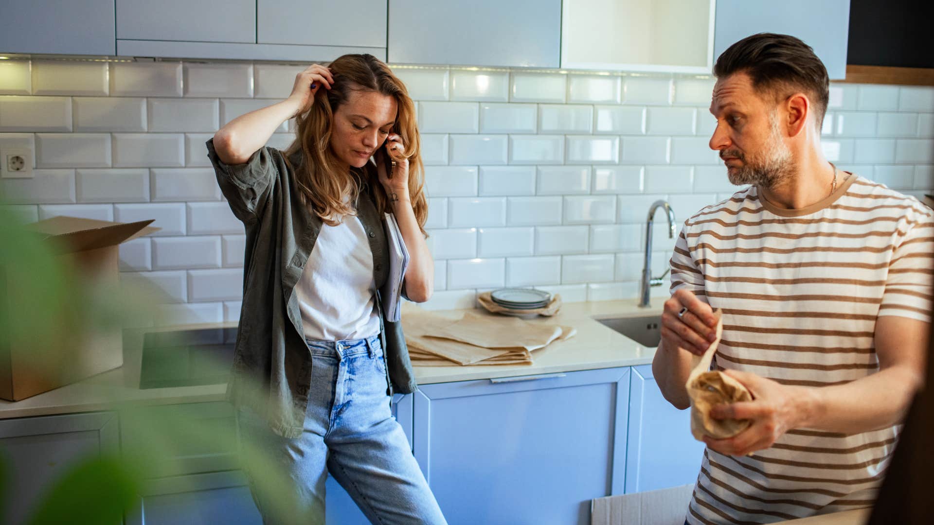 husband completely exhausts his wife by Ignoring the little things without even realizing it