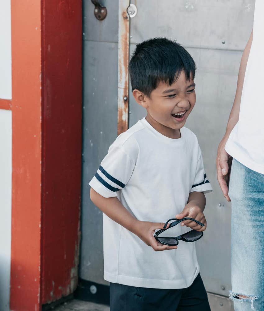 a boy with a good sense of humor