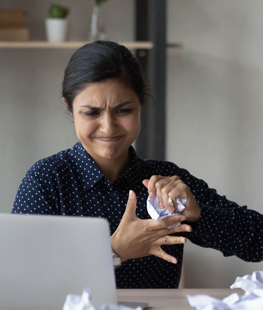 Joyless woman loathes civility