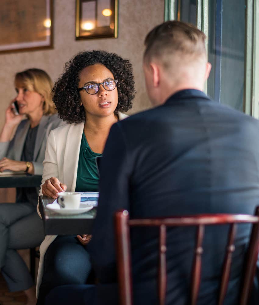 Woman was justified in ending date early after he said her meal looked disgusting