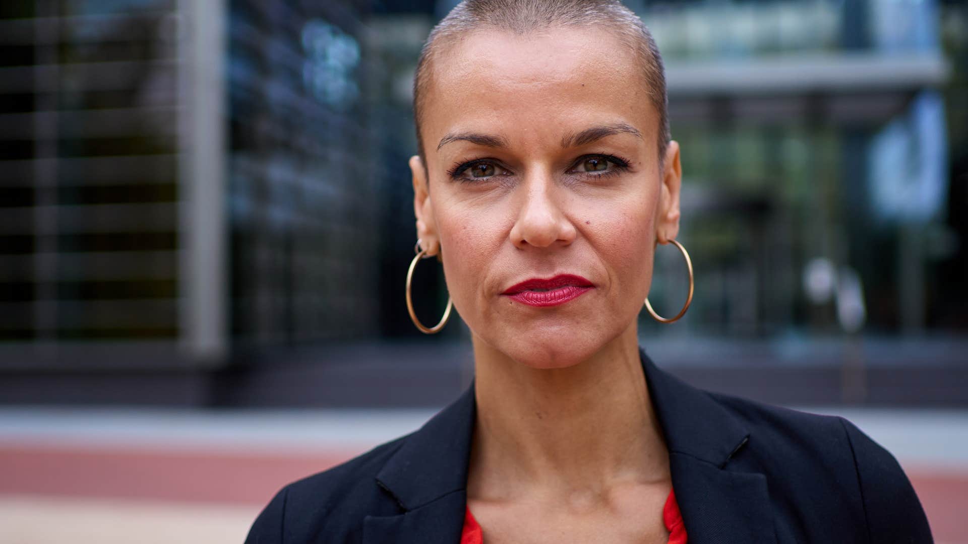 portrait of empowered woman