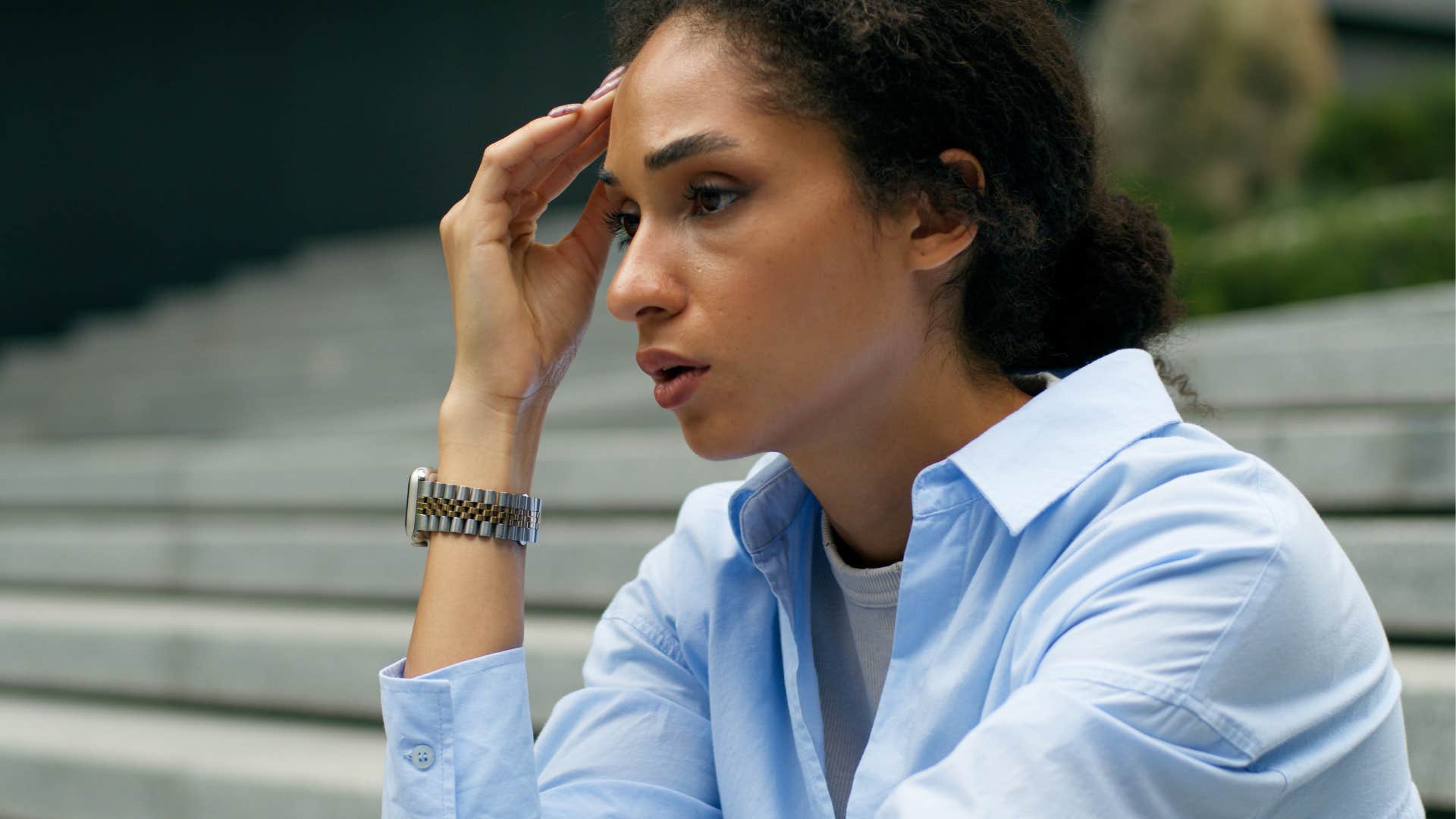a woman is exhausted from her one sided friendship