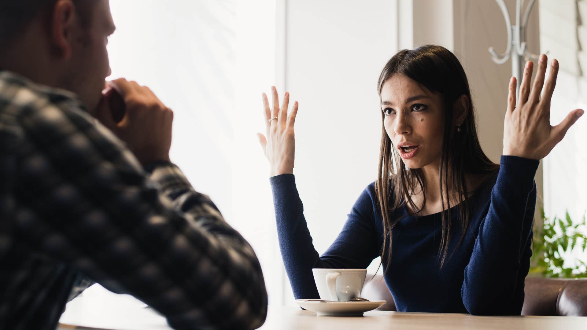a woman tries to control everything in her relationship with her partner