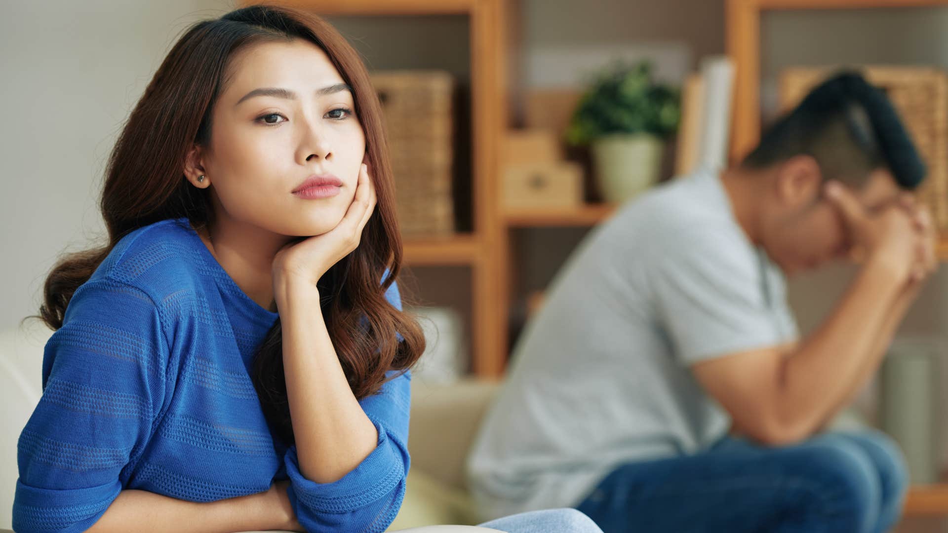 a woman lacks any emotional availability towards her partner