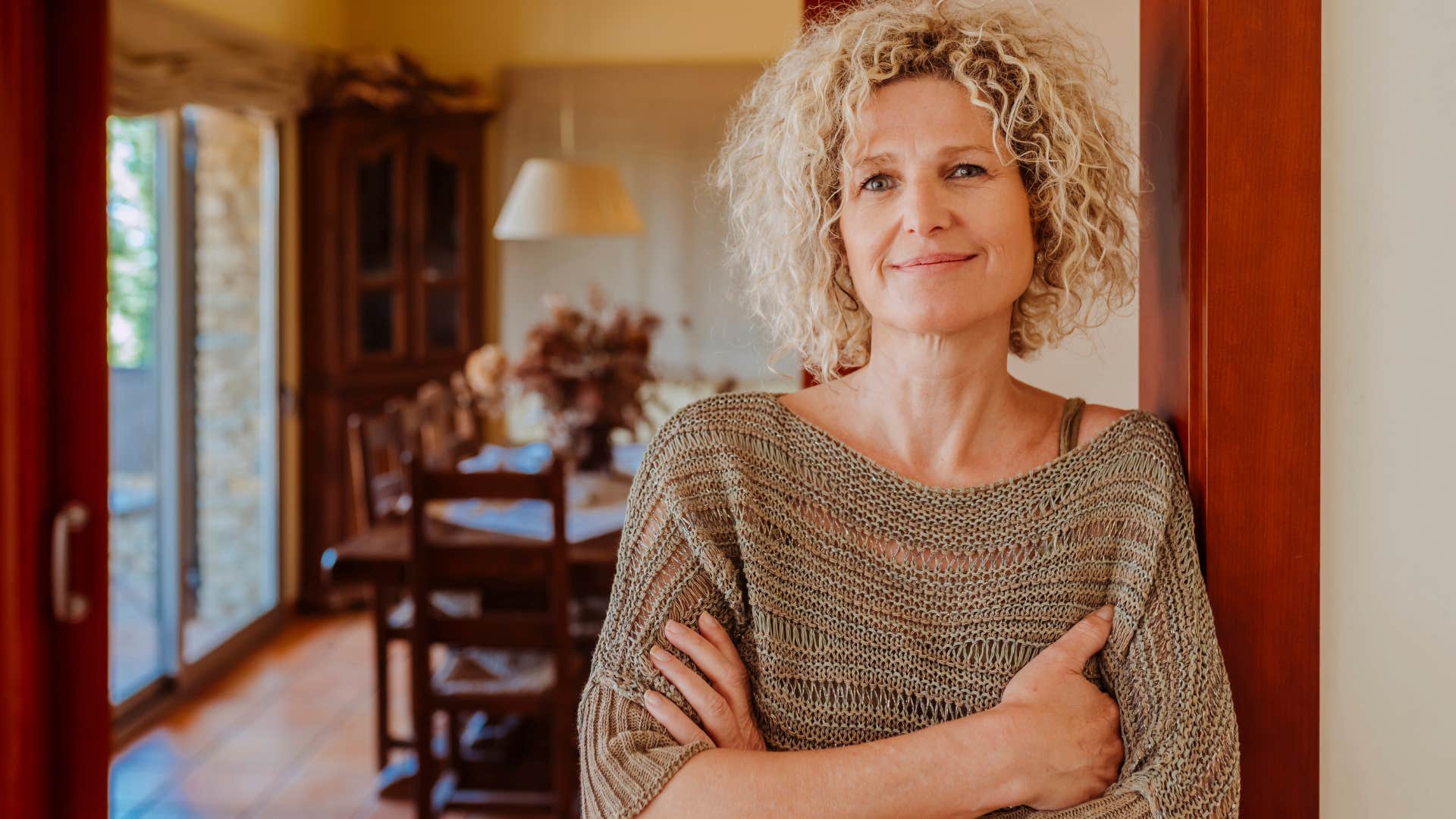 woman who doesn't equate respect to agreeableness smiling