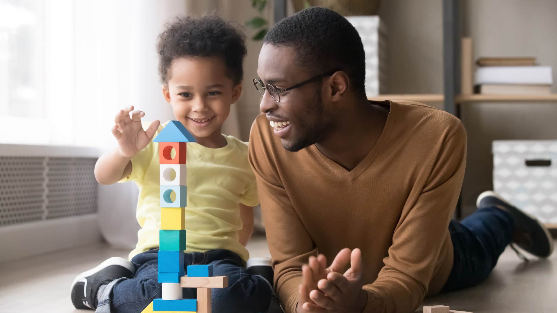 man whose goal is mutual respect with his child treating kid like a kid