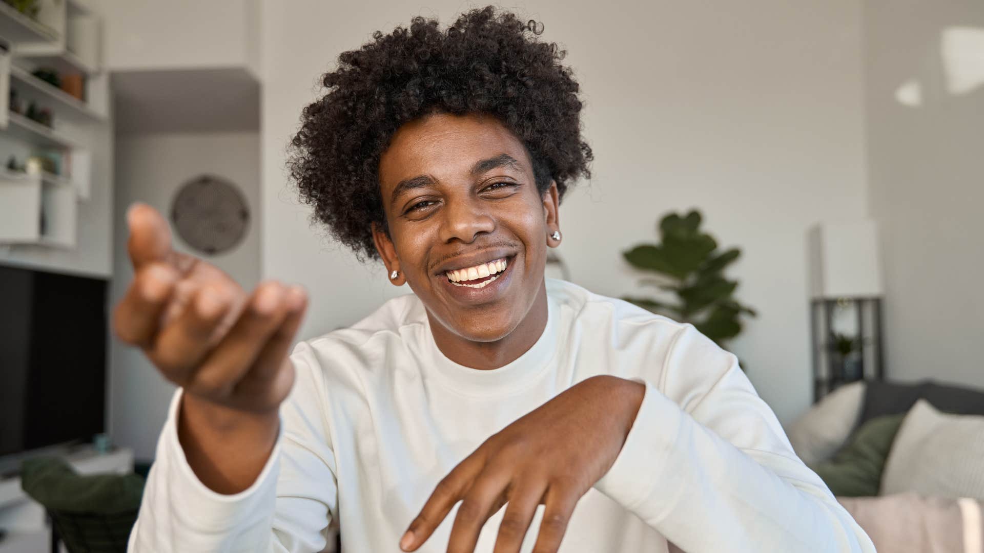 Man frequently talks about future