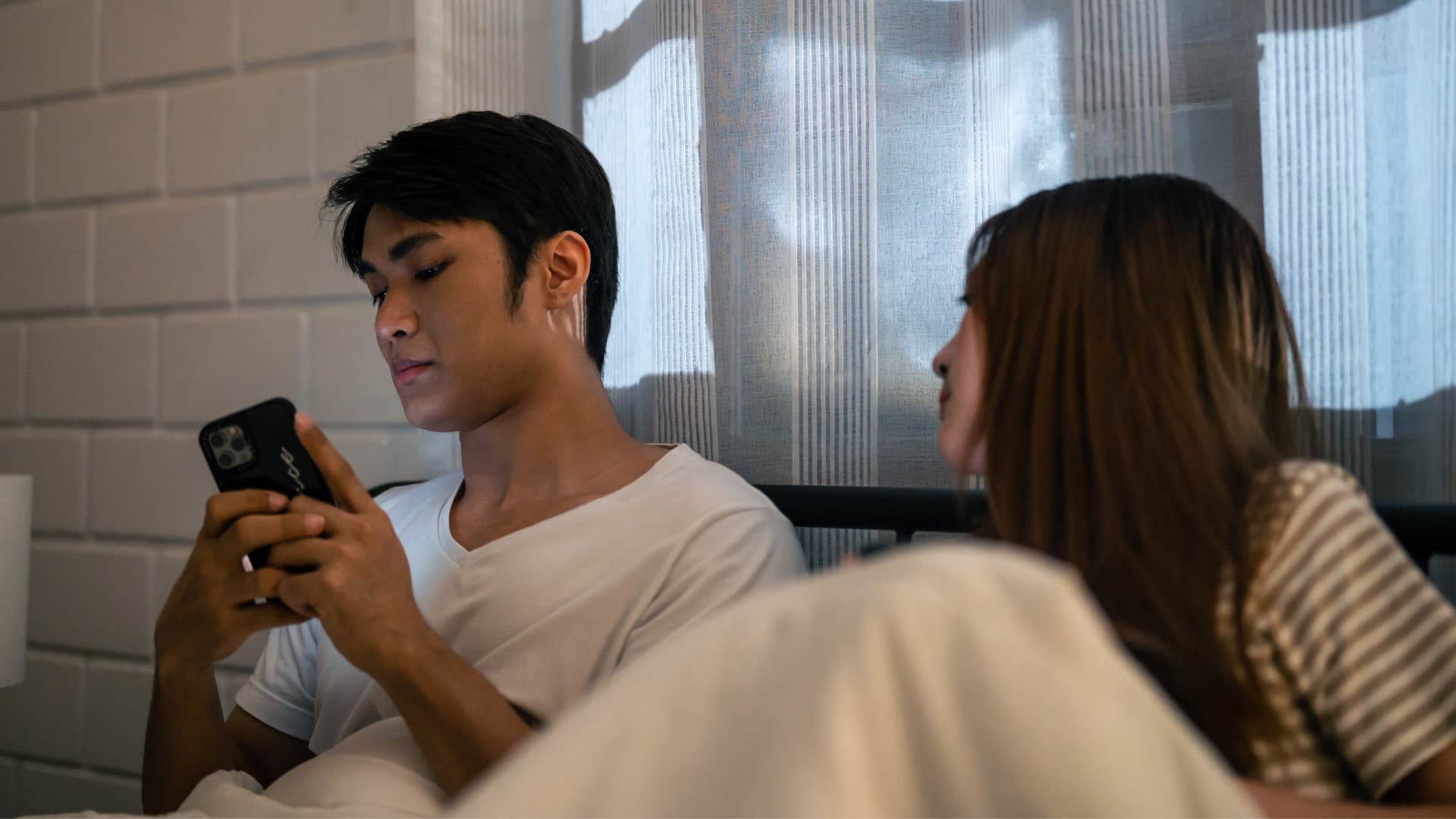 Man frequently hides phone