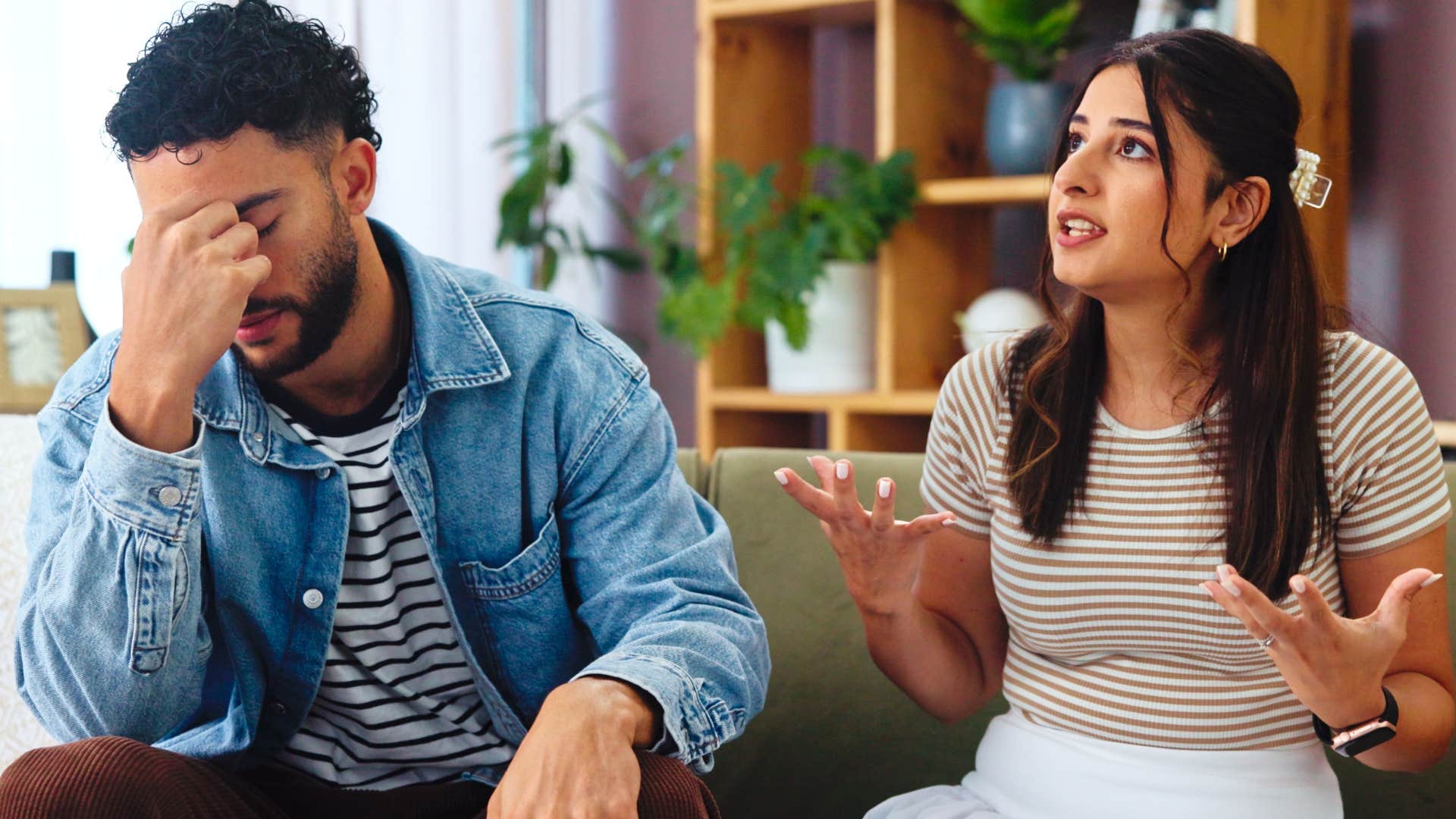 entitled woman telling partner I deserve better than this