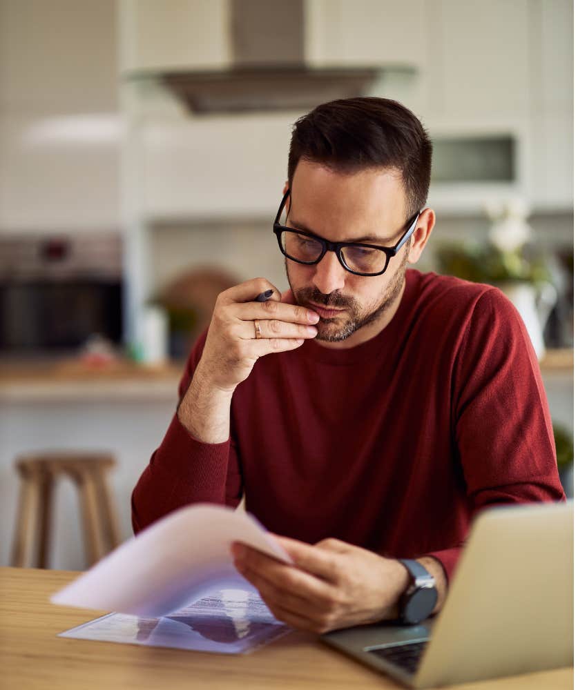 American man struggling to meet his basic needs
