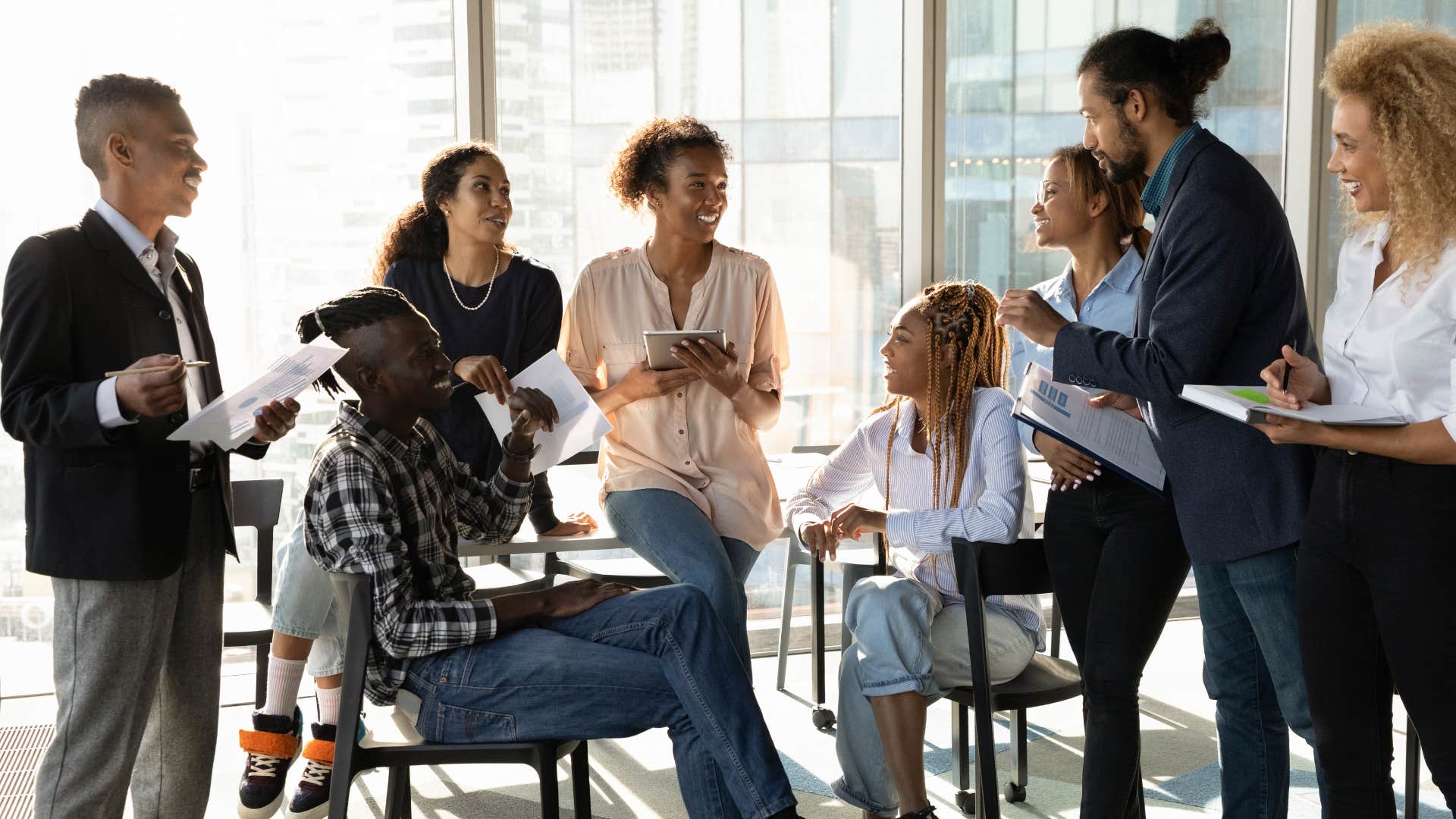 Group talks about issues