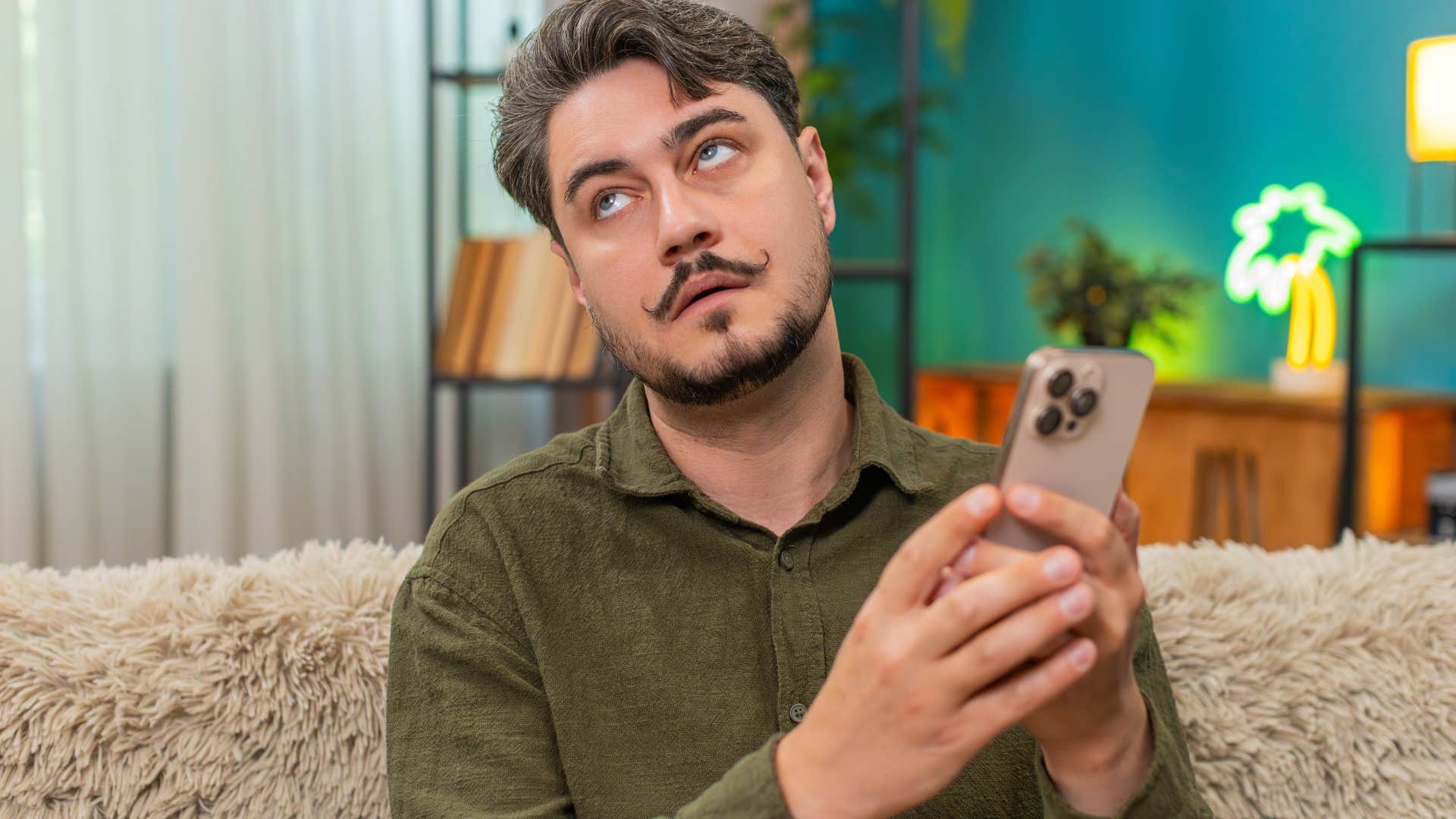 Man who believes there are bigger issues than feminism rolling his eyes.