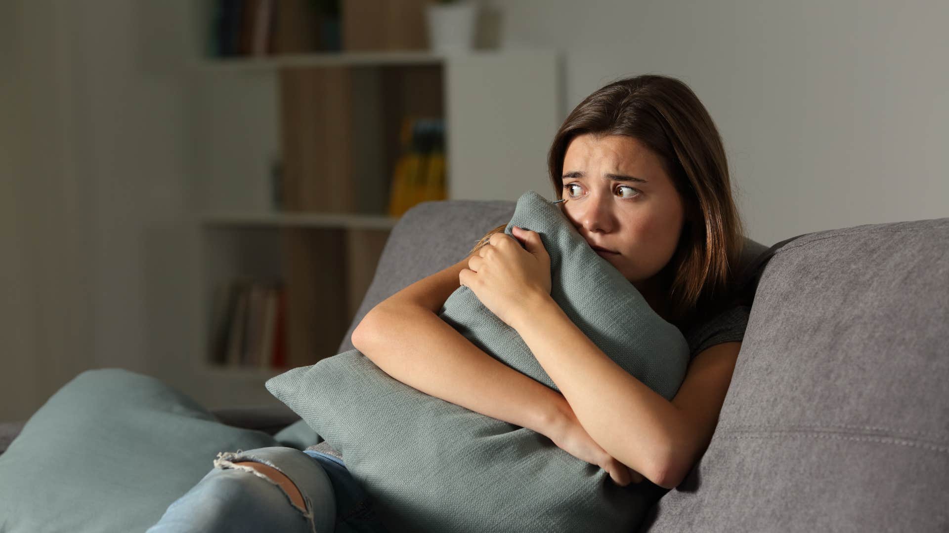 woman who had a childhood fear of the dark