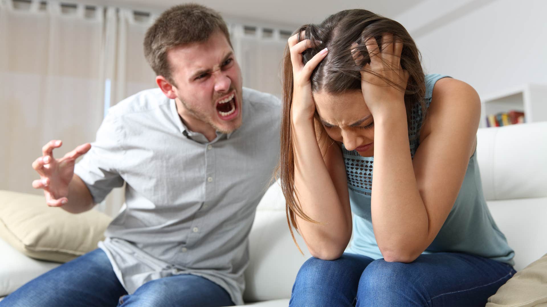 man who is an emotionally unavailable partner as he is controlling
