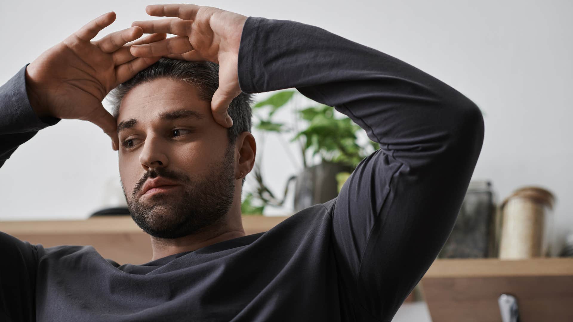 man feels guilty about hurting his one that got away
