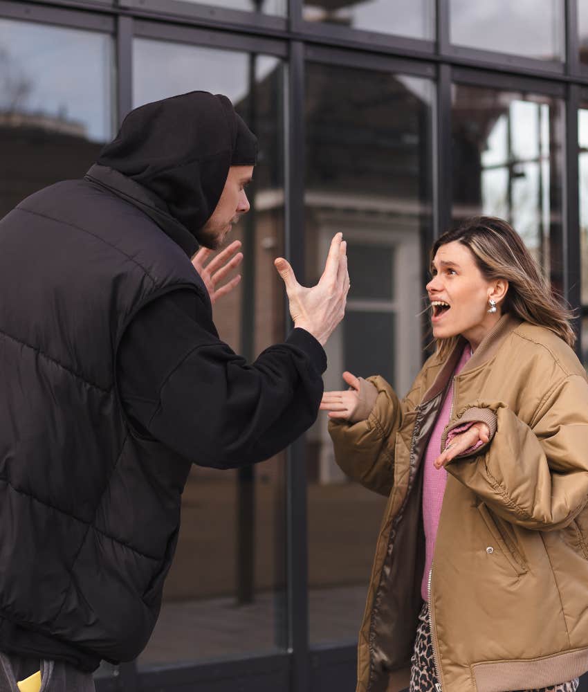 friends fighting over borrowed money