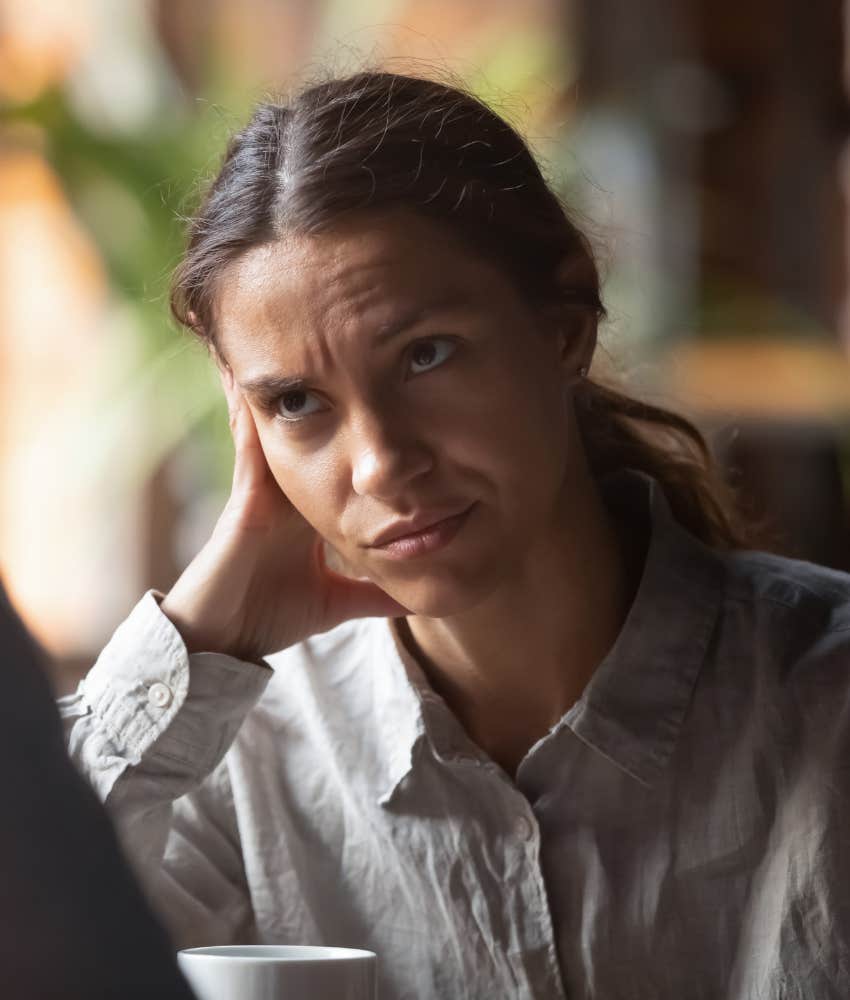 Woman won't compromise on lying