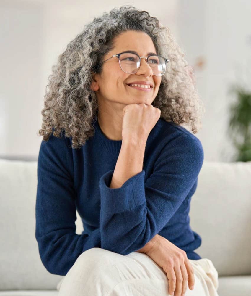 Woman confident in herself waited until 40s to get married
