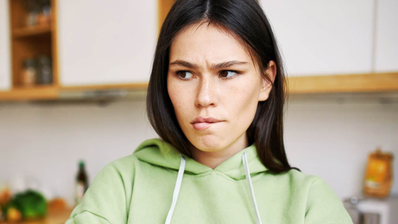 If You Find Yourself Constantly Irritated By These Things, You're Probably In A Bad Relationship Woman in a relationship who is constantly irritated.