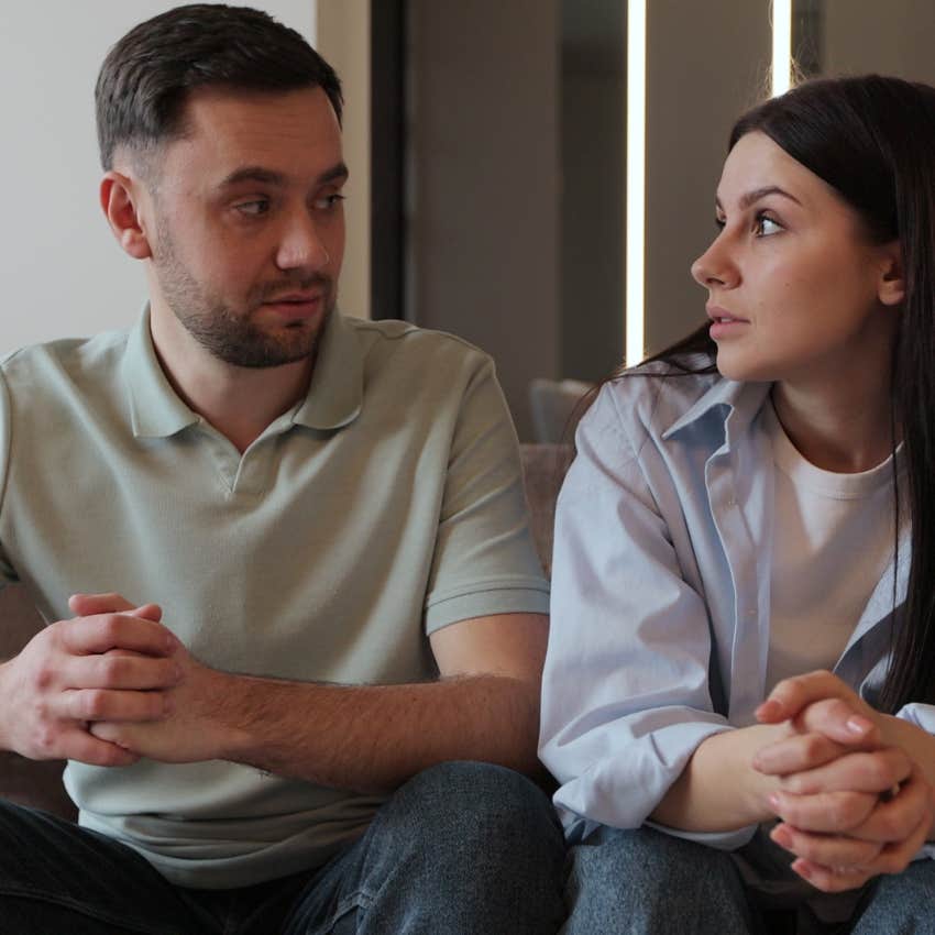 woman who is anxious in her relationship as she focuses on how she feels