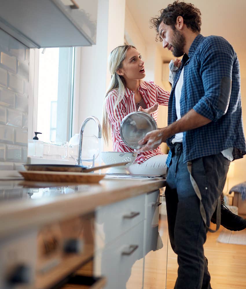 Couple feels like live-in cleaners instead of family