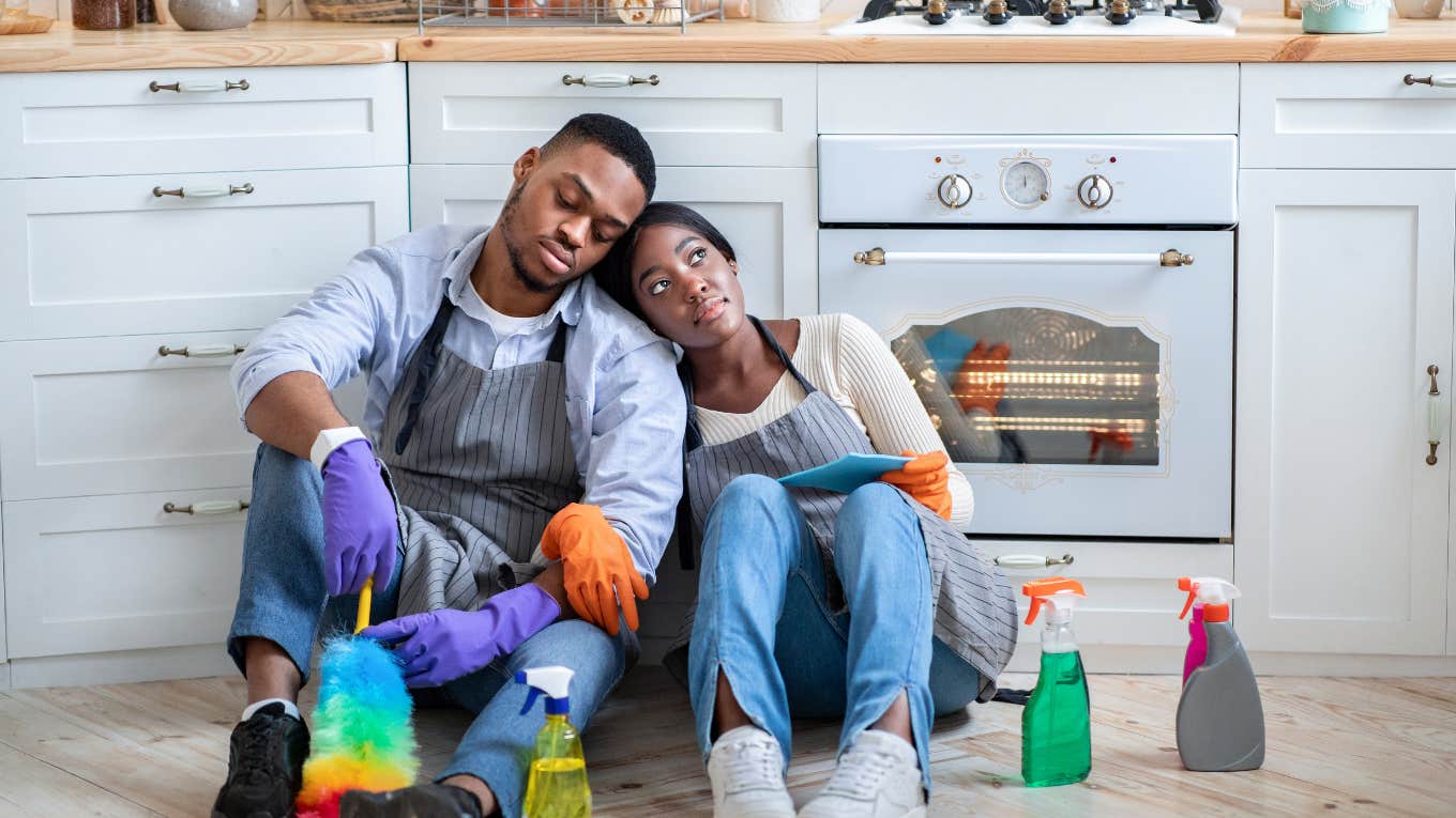 Couple Living With Parents Expected Clean The House Every Weekend