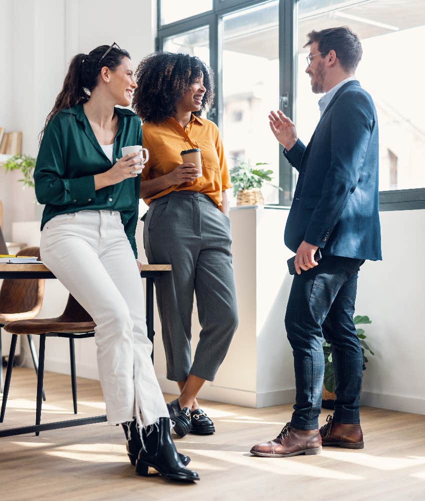 a worker said people who only show up to work for the paycheck are weird