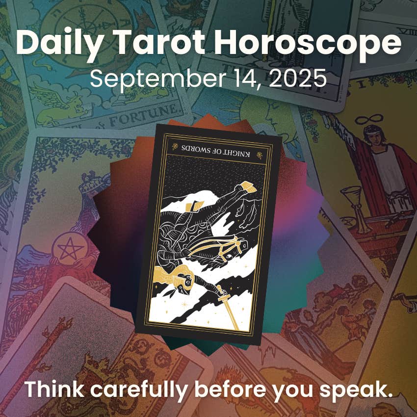king swords reversed daily tarot horoscope september 14 2025