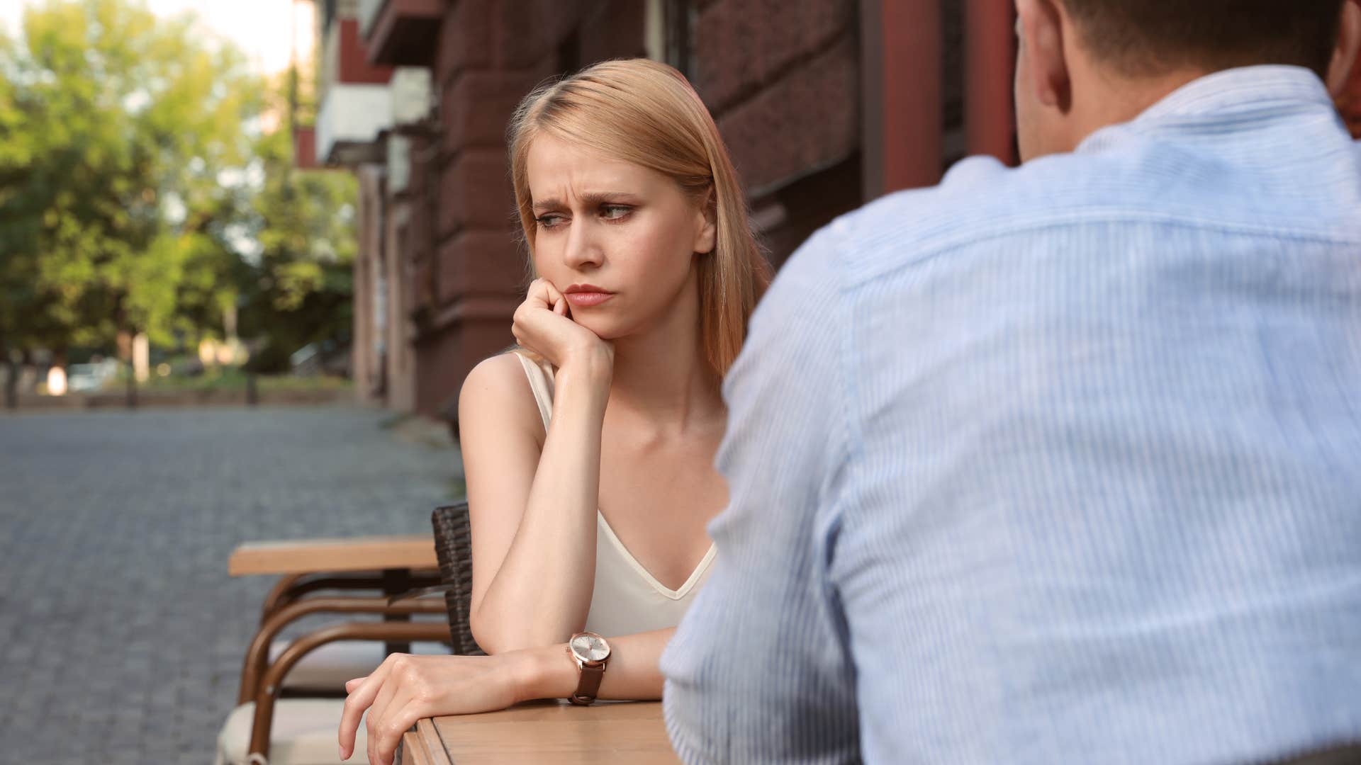 woman making the dating blunder of refusing to compromise