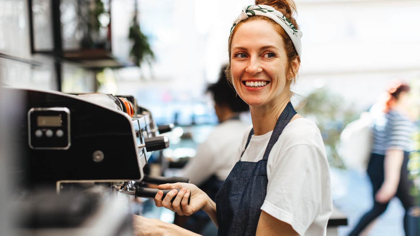 deaf barista dialogue express cafe coffee shop