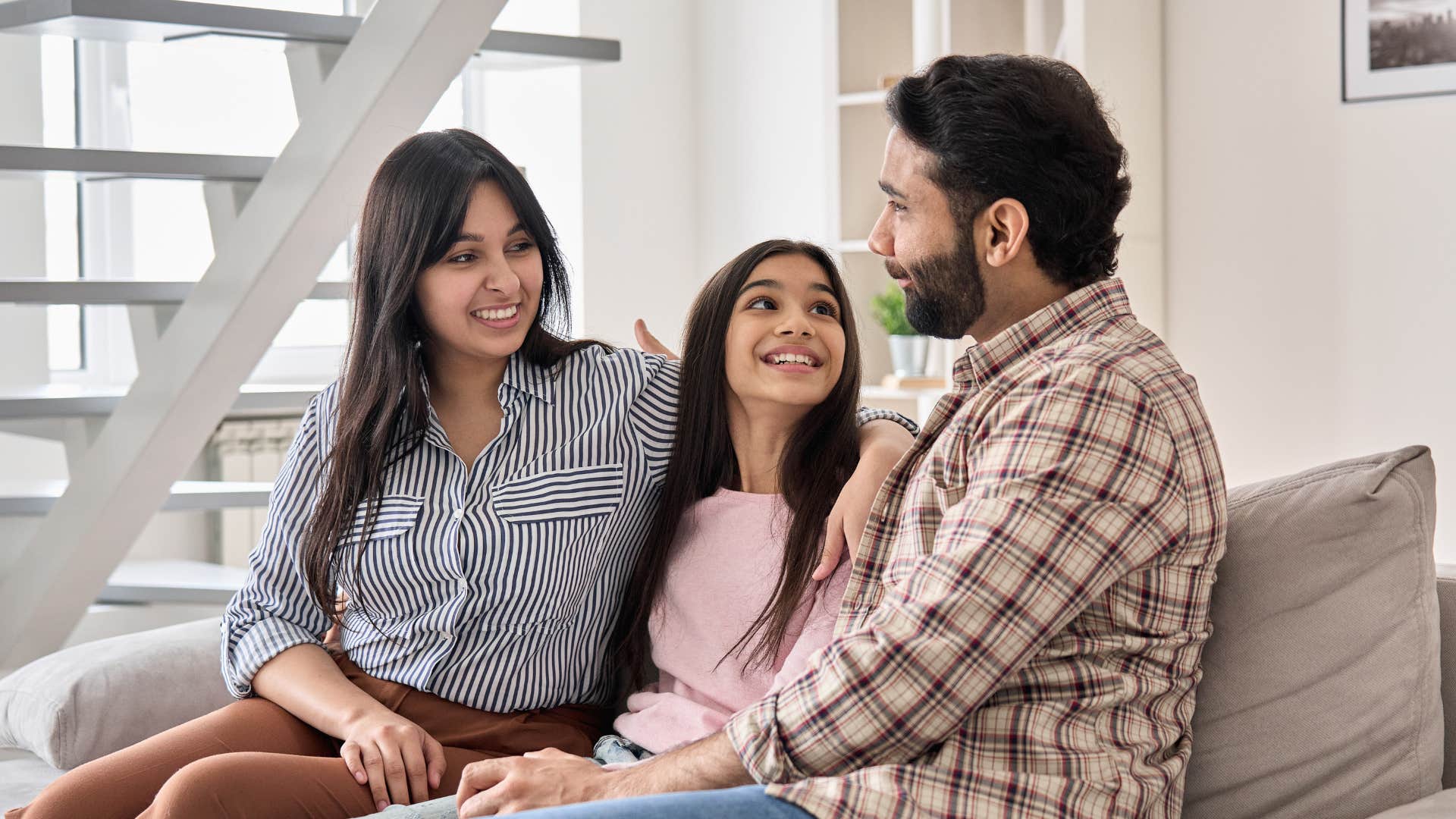 parents who are raising a respectful child by modeling behavior