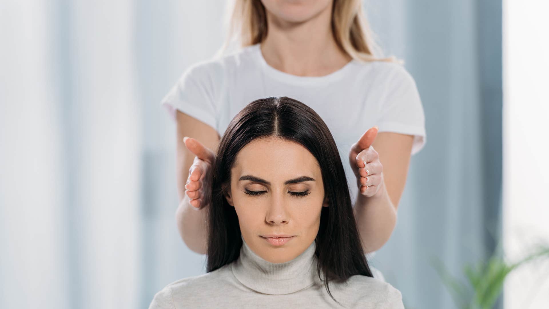 Person uses EMDR therapy to heal past pain