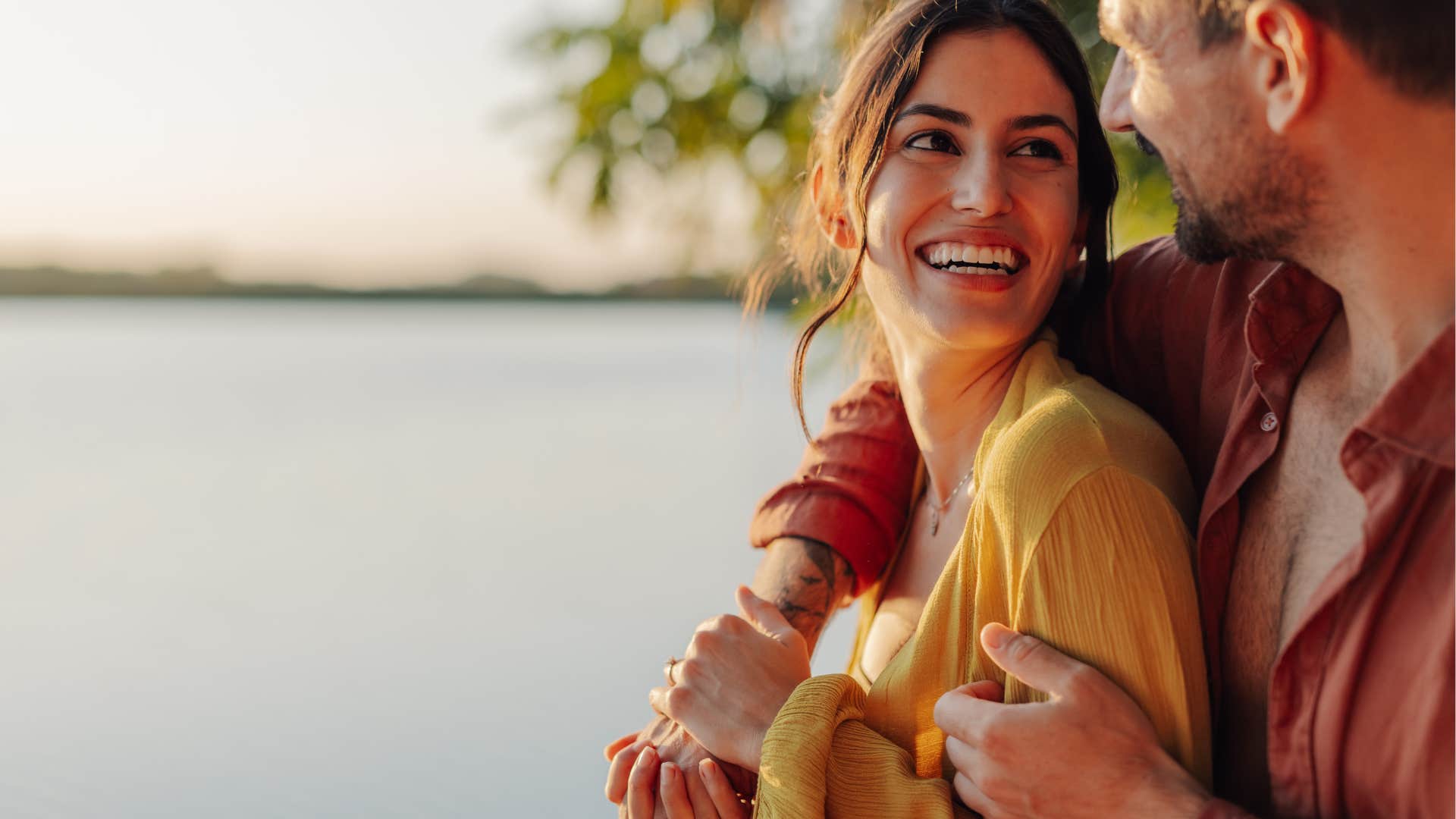 woman who loves man as she values his happiness